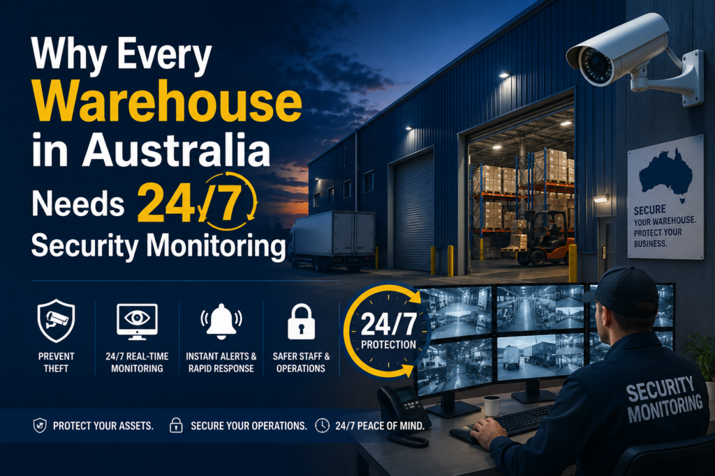 24/7 Security Monitoring for Warehouses in Australia